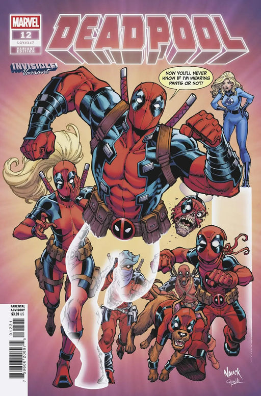 Deadpool #12 Todd Nauck Invisible! Variant [Dvs] Marvel Comics