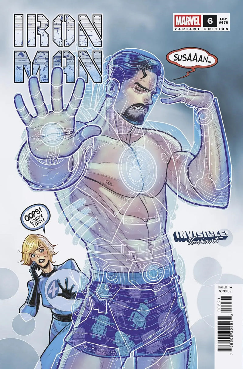 Iron Man #6 Elizabeth Torque Invisible! Variant [Doom] Marvel Comics