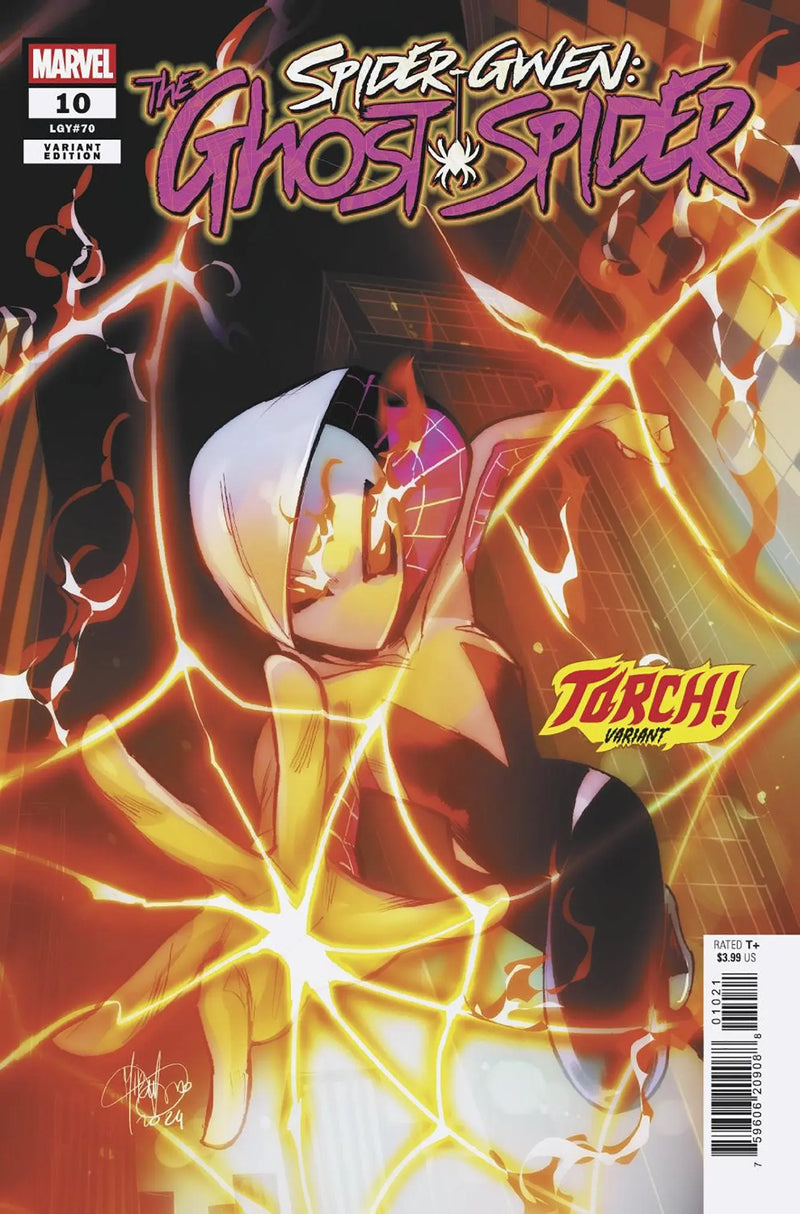 Spider-Gwen: The Ghost-Spider #10 Mirka Andolfo Torch! Variant Marvel Comics
