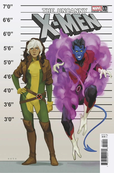 Uncanny X-Men #11 Phil Noto Connecting X-Manhunt Variant [Xmh] Marvel Comics