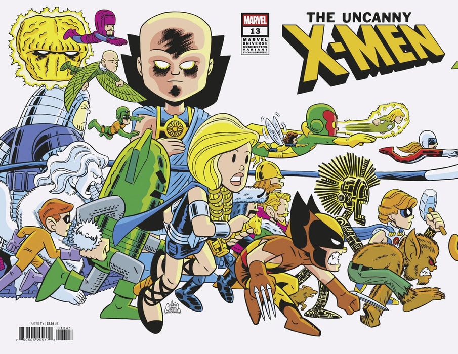 Uncanny X-Men #13 Chris Giarrusso Marvel Universe Connecting Wrap Variant N Marvel Comics