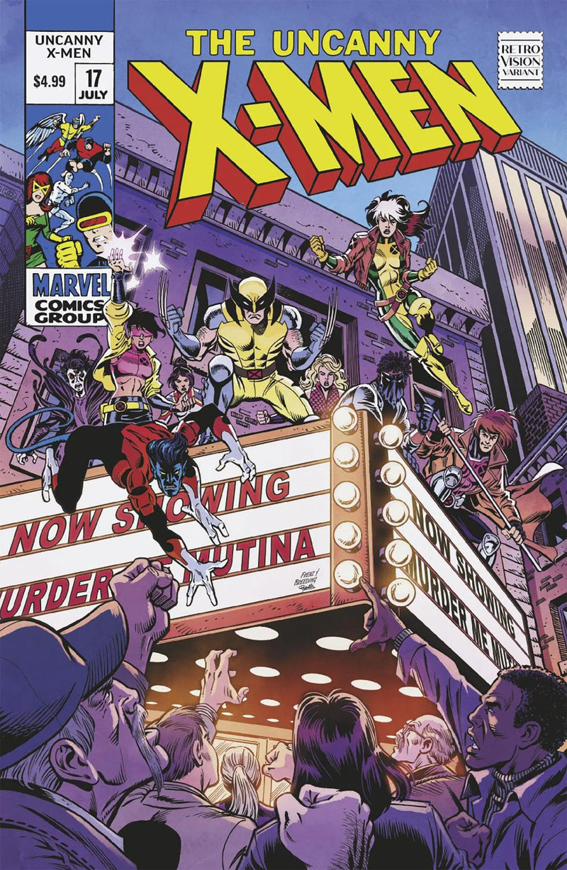 Uncanny X-Men #17 Ron Frenz Retrovision Variant Marvel Comics