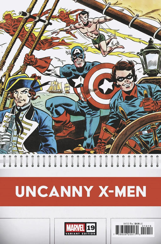 Uncanny X-Men #19 Frank Robbins Bicentennial Calendar Hidden Gem Variant Marvel Comics