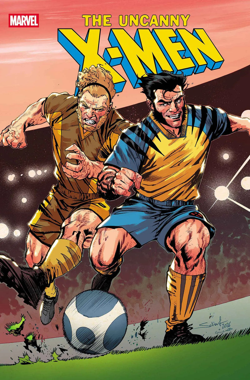 Uncanny X-Men #29 Jonas Scharf Marvel Soccer Variant Marvel Comics
