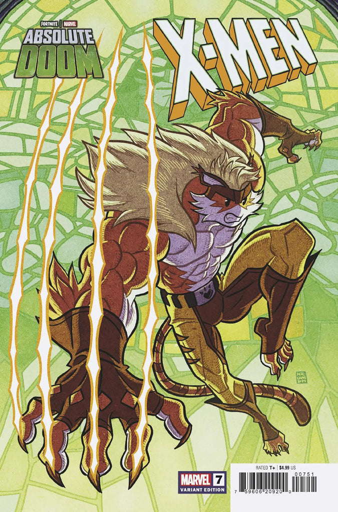 X-Men #7 Afu Chan Marvel Fortnite Meowtooth Variant - Revenge Of