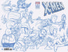 X-Men #14 Chris Giarrusso Marvel Universe Connecting Blue Line Sketch Wrap Variant G Marvel Comics