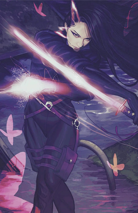 X Men #22 Joshua Swaby Psylocke Full Art Variant Marvel Comics