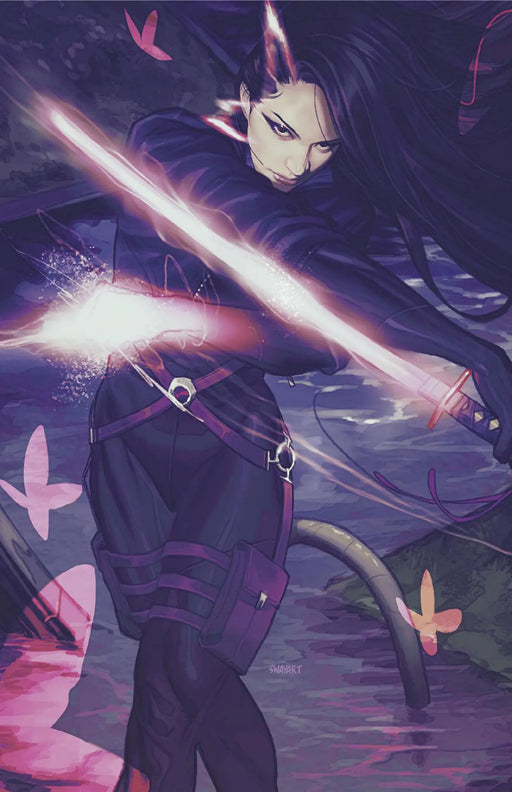 X Men #22 Joshua Swaby Psylocke Full Art Variant Marvel Comics