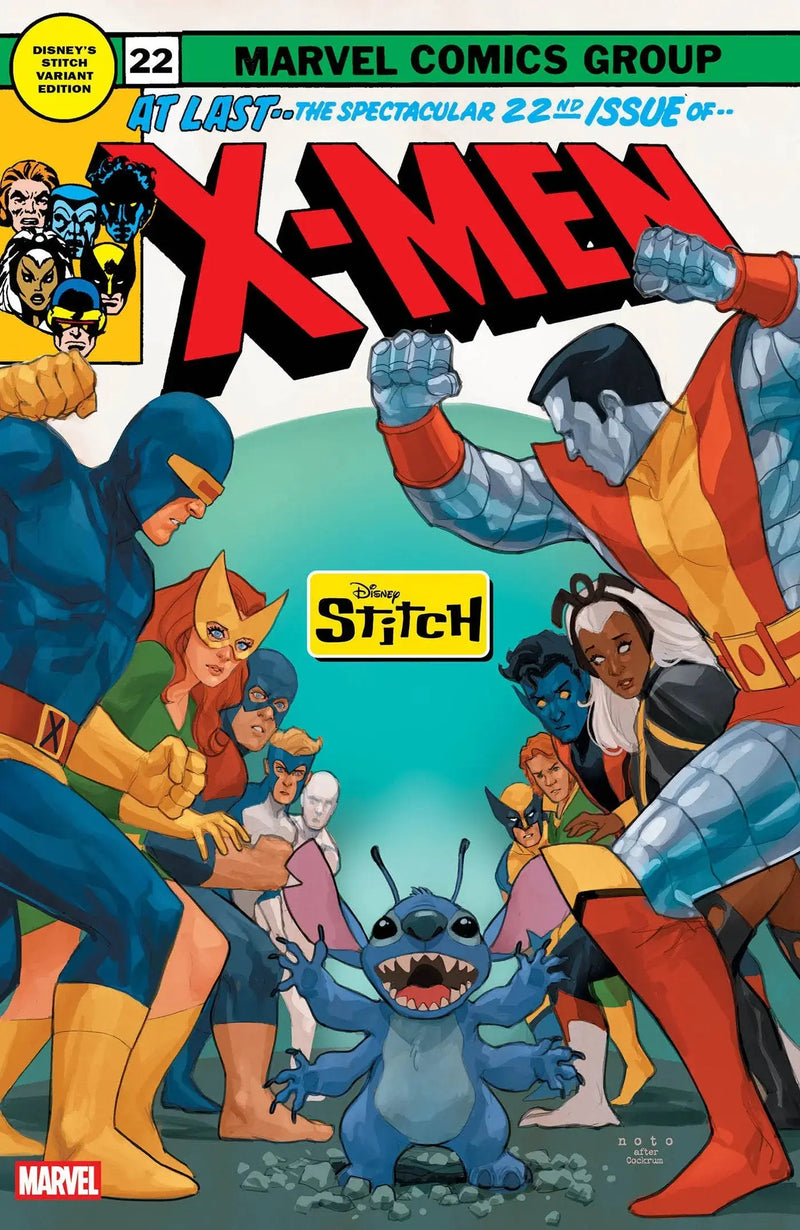 X Men #22 Phil Noto Disney Stitch Variant Marvel Comics