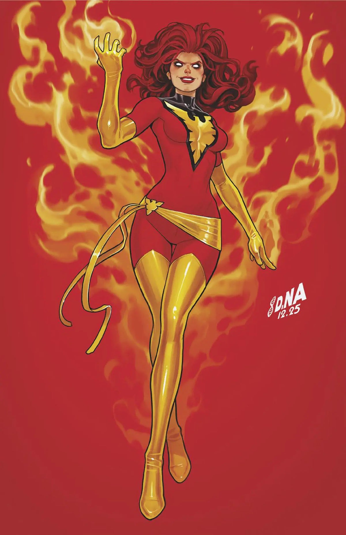 X-Men #25 David Nakayama Color Block Red Full Art Variant - Revenge Of