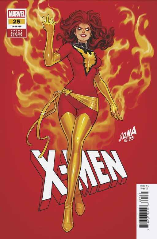 X-Men #25 David Nakayama Color Block Red Variant Marvel Comics