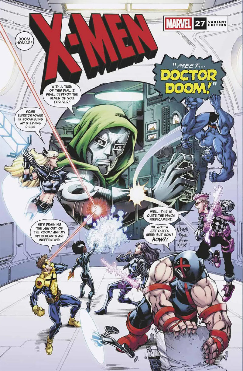 X-Men #27 Todd Nauck Doom Homage Variant Marvel Comics