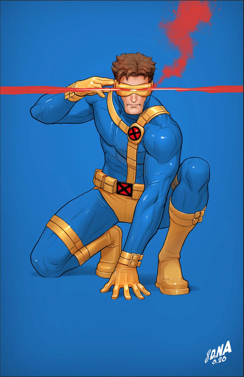 X-Men #33 David Nakayama Color Block Blue Full Art Variant Marvel Comics