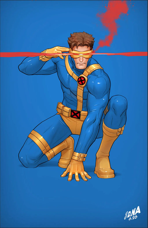 X-Men #33 David Nakayama Color Block Blue Full Art Variant Marvel Comics