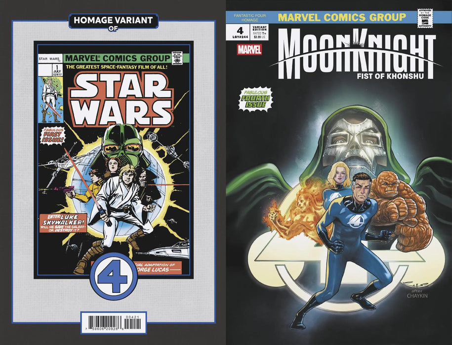 Moon Knight: Fist Of Khonshu #4 Emilio Laiso Fantastic Four Homage Variant Marvel Comics