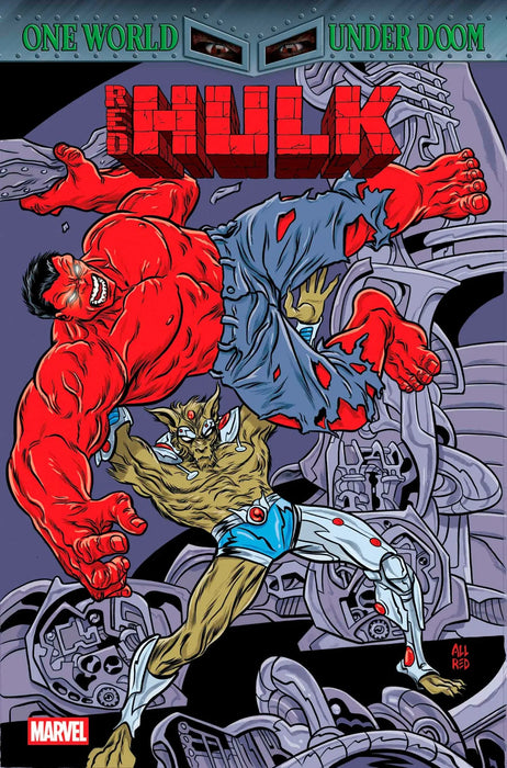 Red Hulk #6 Mike Allred Retrovision Variant [Doom] Marvel Comics