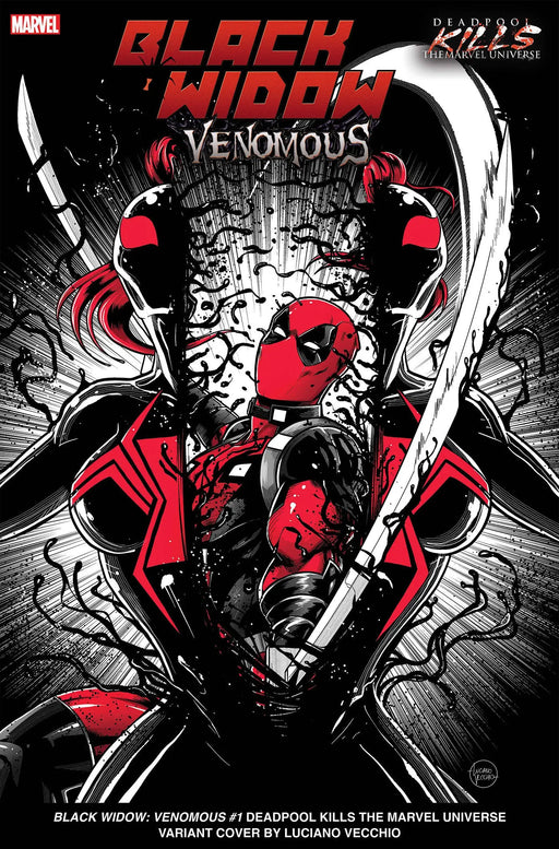 Black Widow: Venomous #1 Luciano Vecchio Deadpool Kills The Marvel Universe Variant Marvel Comics