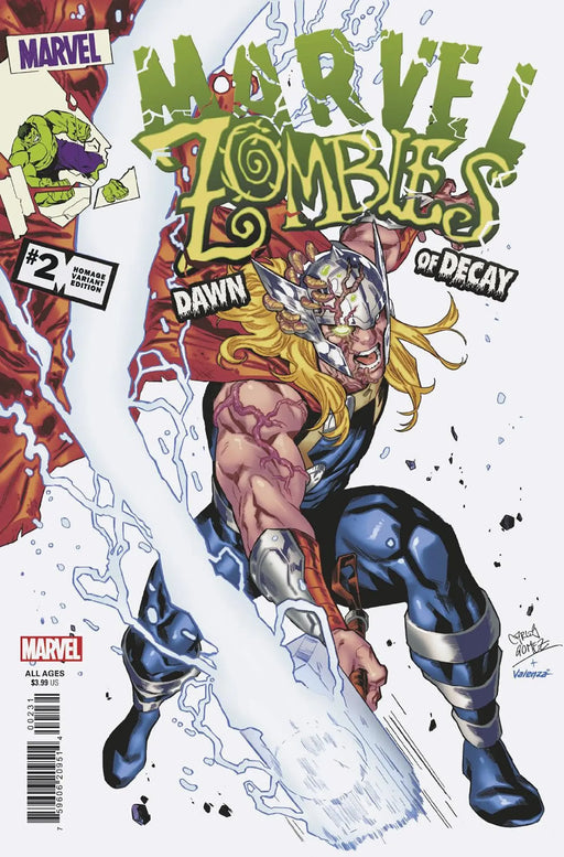 Marvel Zombies: Dawn Of Decay #2 Carlos Gomez Homage Variant Marvel Comics