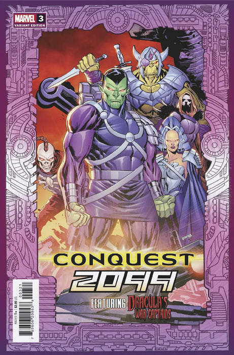 Conquest 2099 #3 Ken Lashley Frame Variant Marvel Comics