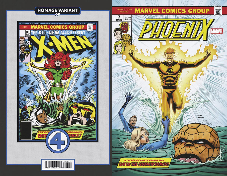 Phoenix #7 Corin Howell Fantastic Four Homage Variant Marvel Comics