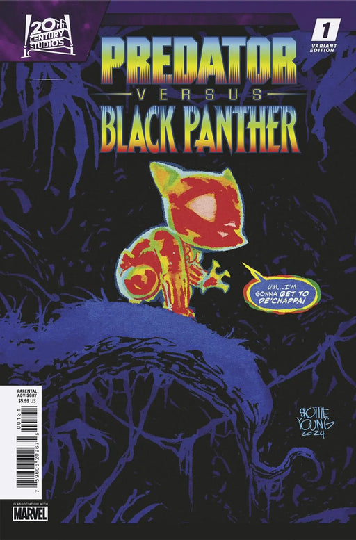 Predator vs. Black Panther #1 Skottie Young Variant Marvel Comics