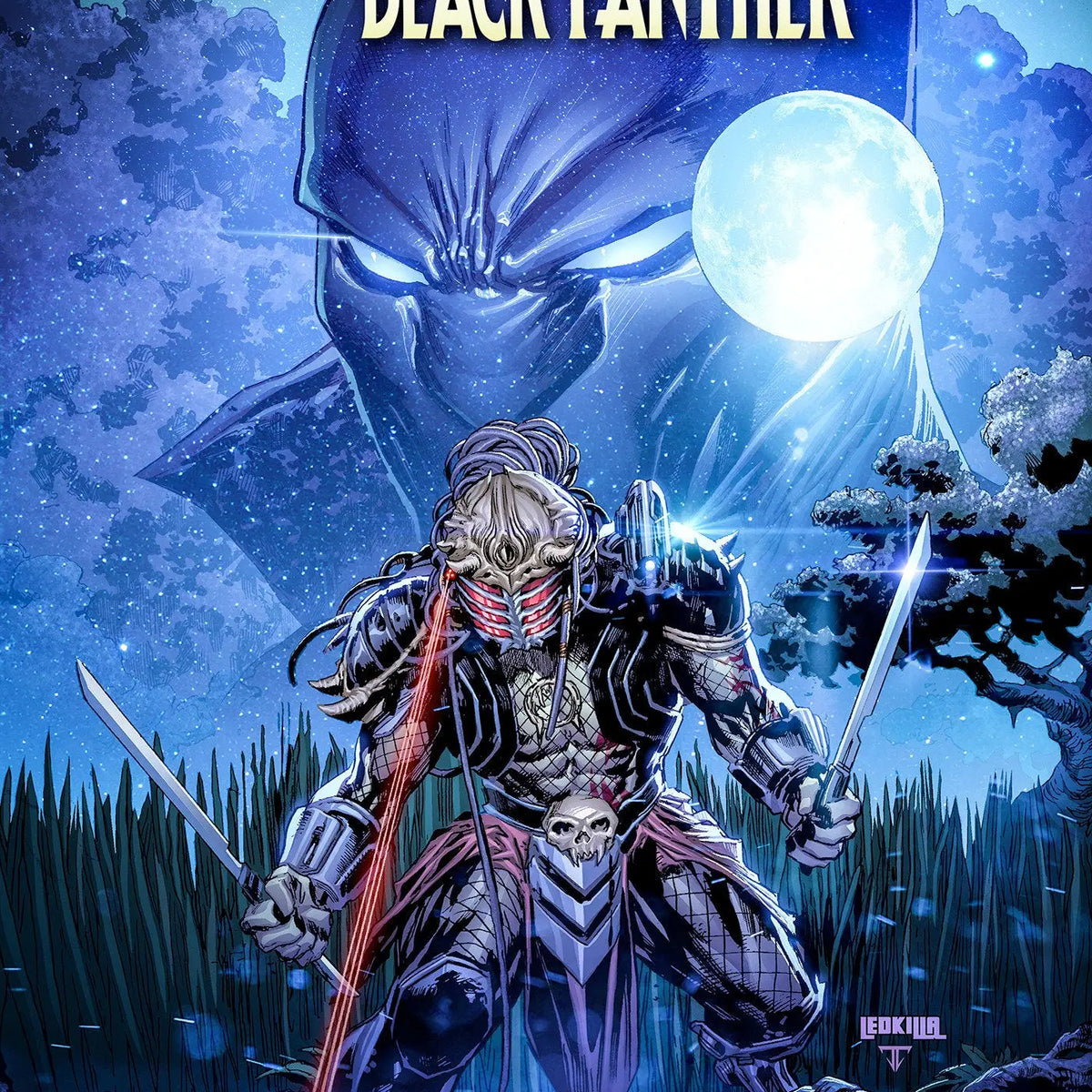 Predator vs. Black Panther #4 Ken Lashley Variant - Revenge Of