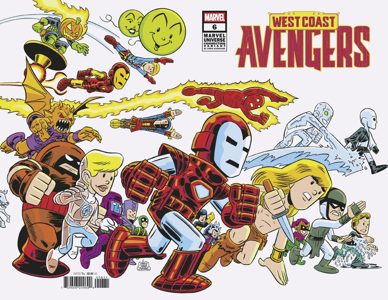 West Coast Avengers #6 Chris Giarrusso Marvel Universe Connecting Wrap Variant F Marvel Comics