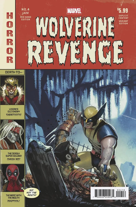 Wolverine: Revenge - Red Band #4 Stephanie Hans Homage Variant [Polybagged] Marvel Comics