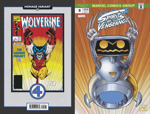 Spirits Of Vengeance #5 Greg Land Fantastic Four Homage Variant Marvel Comics