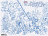 Amazing Spider-Man #2 Chris Giarrusso Marvel Universe Connecting Blue Line Sketch Wrap Variant L Marvel Comics