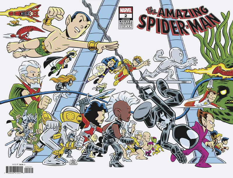 Amazing Spider-Man #2 Chris Giarrusso Marvel Universe Connecting Wrap Variant L Marvel Comics