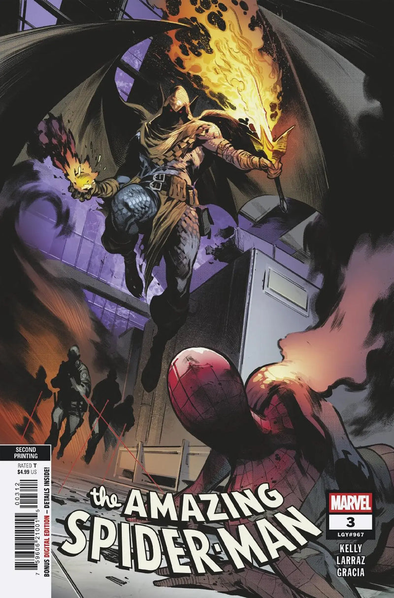 Amazing Spider-Man #3 Pepe Larraz 2nd Print Variant Marvel Comics