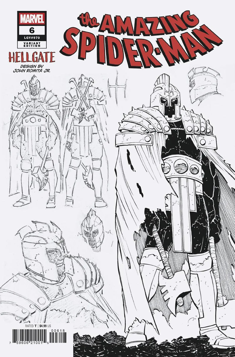 Amazing Spider-Man #6 John Romita Jr. Design Variant Marvel Comics