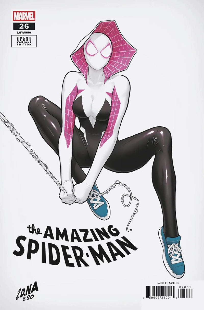 Amazing Spider-Man #26 David Nakayama Color Block White Variant [Ds] Marvel Comics