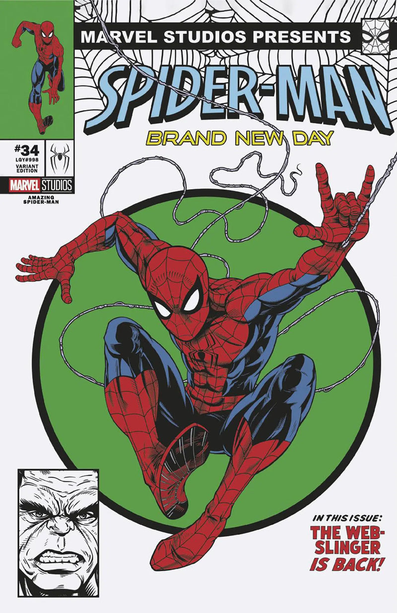 Amazing Spider-Man #34 Adam Stafford Spider-Man: Brand New Day Marvel Studios Variant Marvel Comics