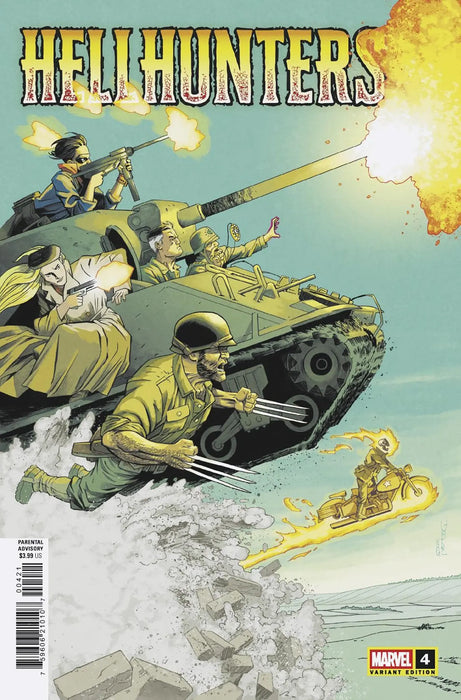 Hellhunters #4 Declan Shalvey Variant Marvel Comics