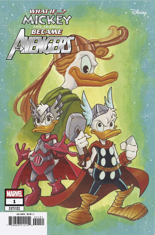 Marvel & Disney: What If...? Mickey & Friends Became The Avengers #1 Chrissie Zu Llo Variant Marvel Comics