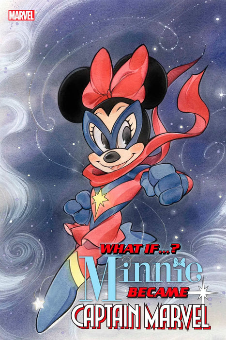 Marvel & Disney: What If...? Minnie Became Captain Marvel #1 Peach Momoko Variant Marvel Comics