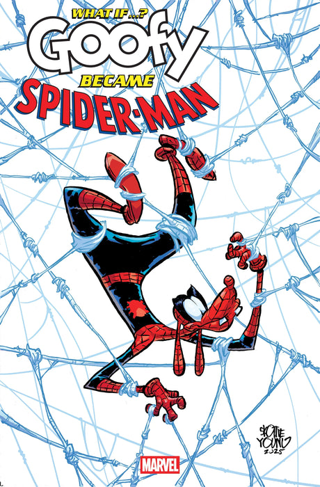Marvel & Disney: What If...? Goofy Became Spider-Man #1 Skottie Young Variant Marvel Comics