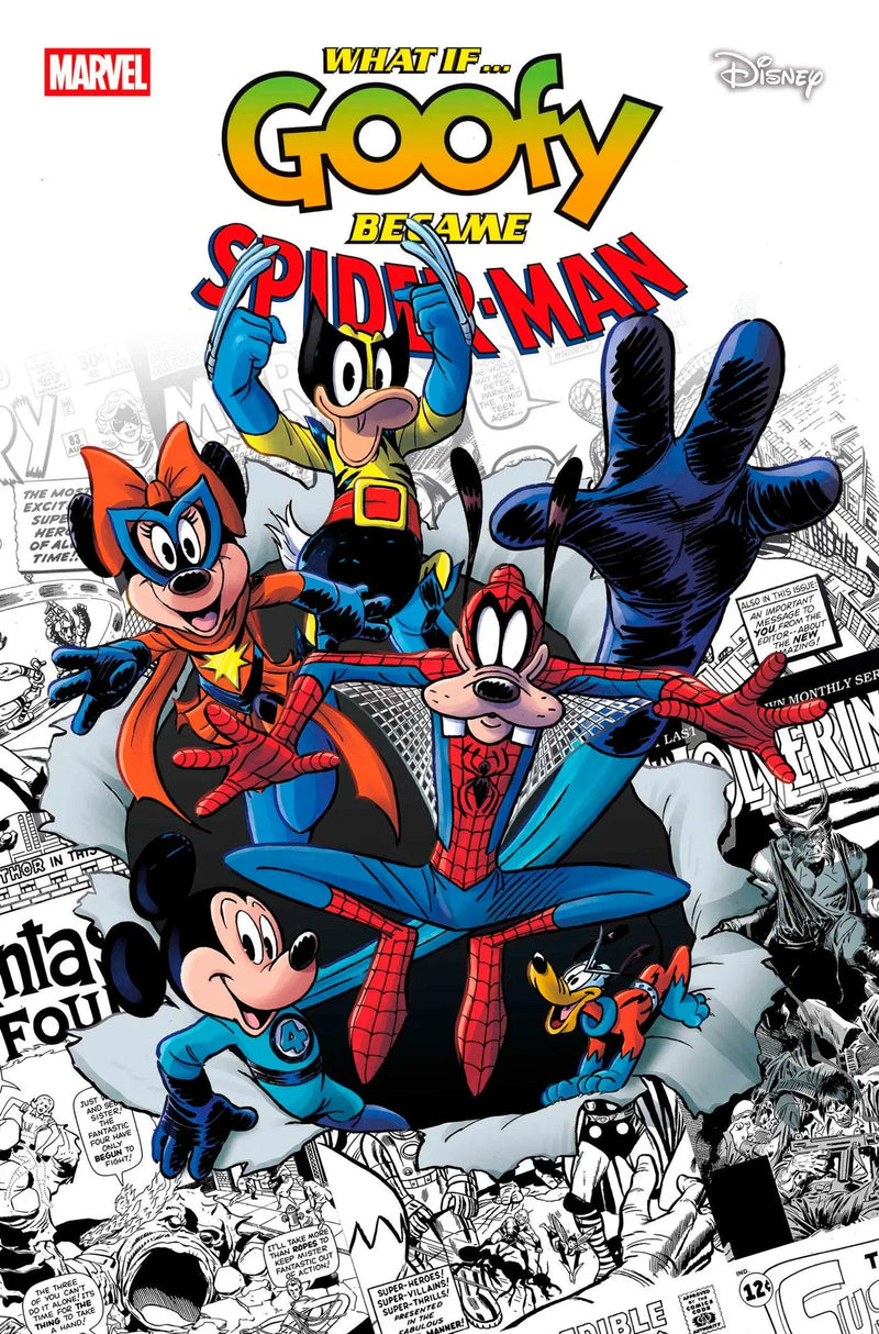 Marvel & Disney: What If...? Goofy Became Spider-Man #1 Andrea Freccero Variant Marvel Comics