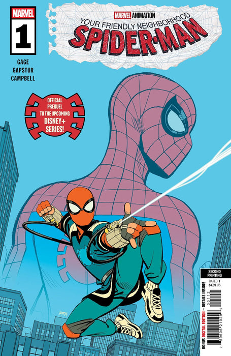 Your Friendly Neighborhood Spider-Man #1 Leonardo Romero 2nd Print Variant Marvel Comics