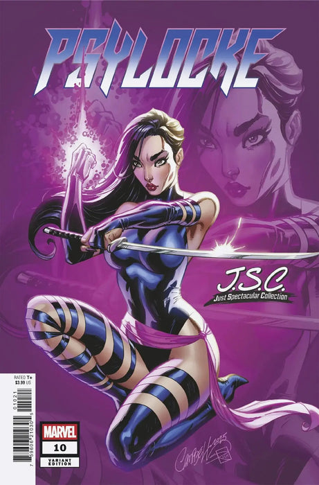 Psylocke #10 J. Scott Campbell Just Spectacular Collection Variant Marvel Comics