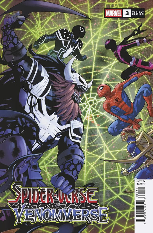 Spider-Verse vs. Venomverse #3 Jan Bazaldua Variant Marvel Comics