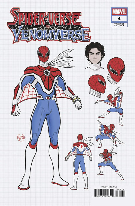 Spider-Verse vs. Venomverse #4 Luciano Vecchio Design Variant Marvel Comics