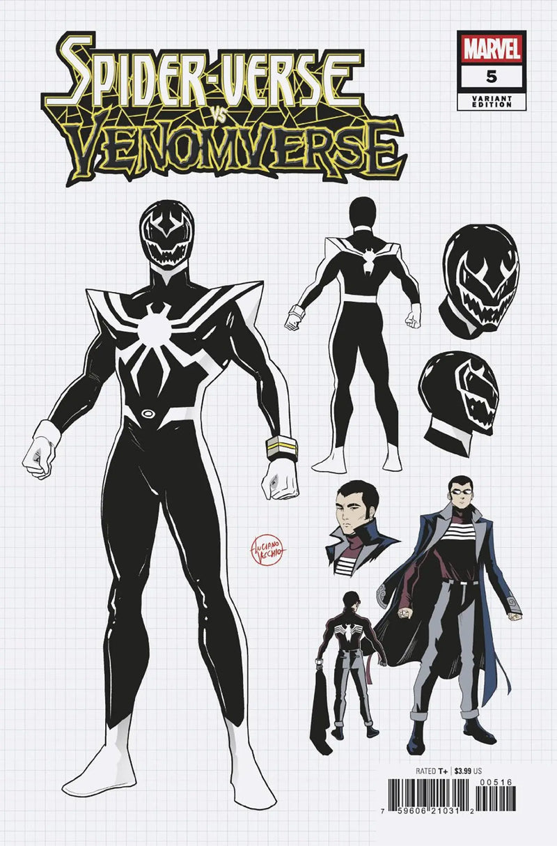 Spider Verse vs. Venomverse #5 Luciano Vecchio Design Variant Marvel Comics