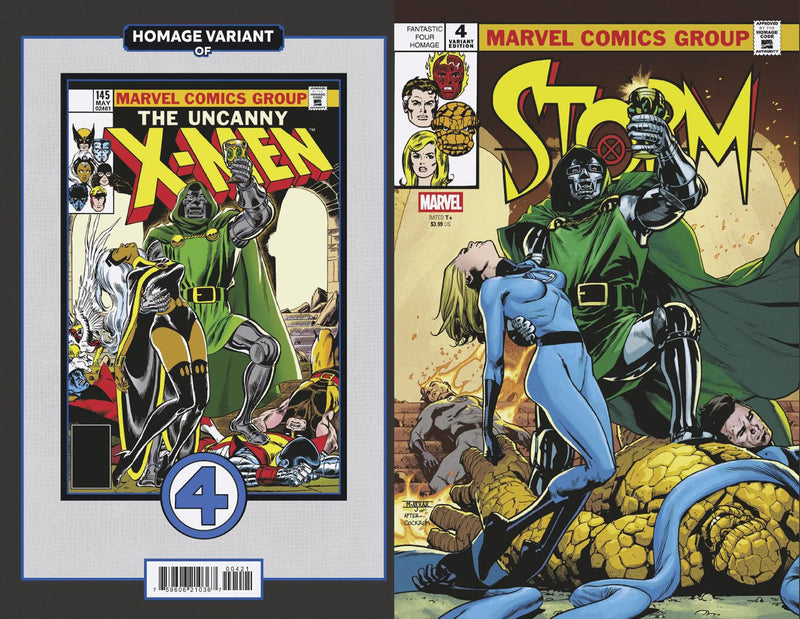 Storm #4 Mahmud Asrar Fantastic Four Homage Variant Marvel Comics