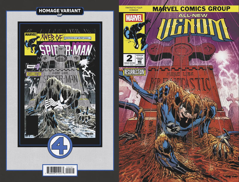 All-New Venom #2 Giuseppe Camuncoli Fantastic Four Homage Variant Marvel Comics