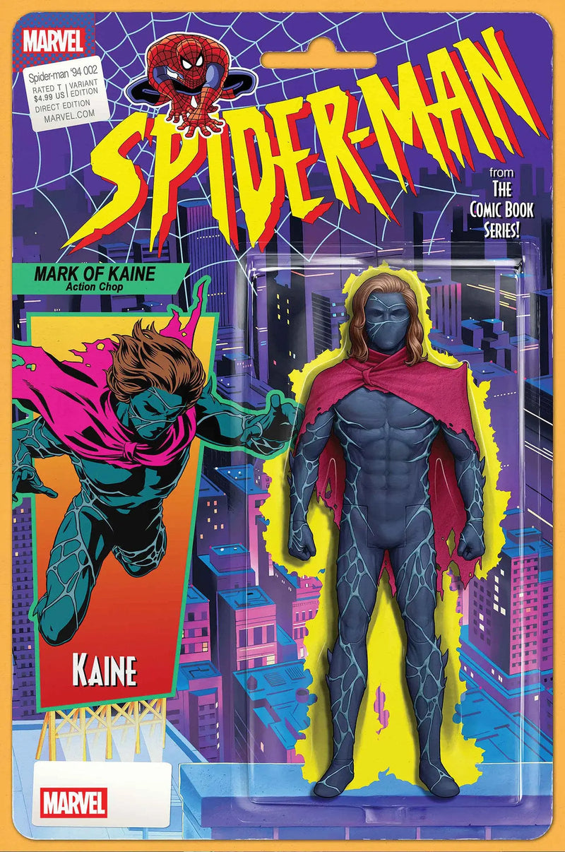 Spider Man '94 #2 John Tyler Christopher Action Figure Variant Marvel Comics