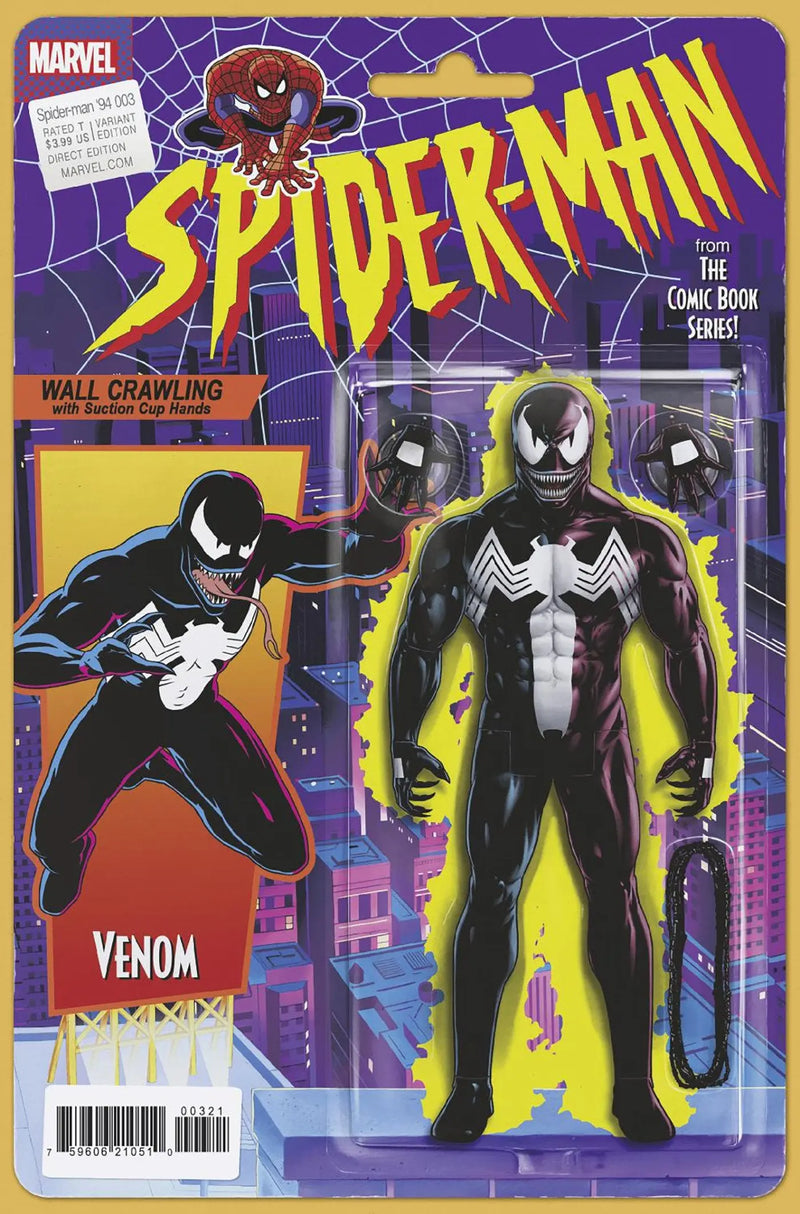 Spider-Man '94 #3 John Tyler Christopher Action Figure Variant Marvel Comics