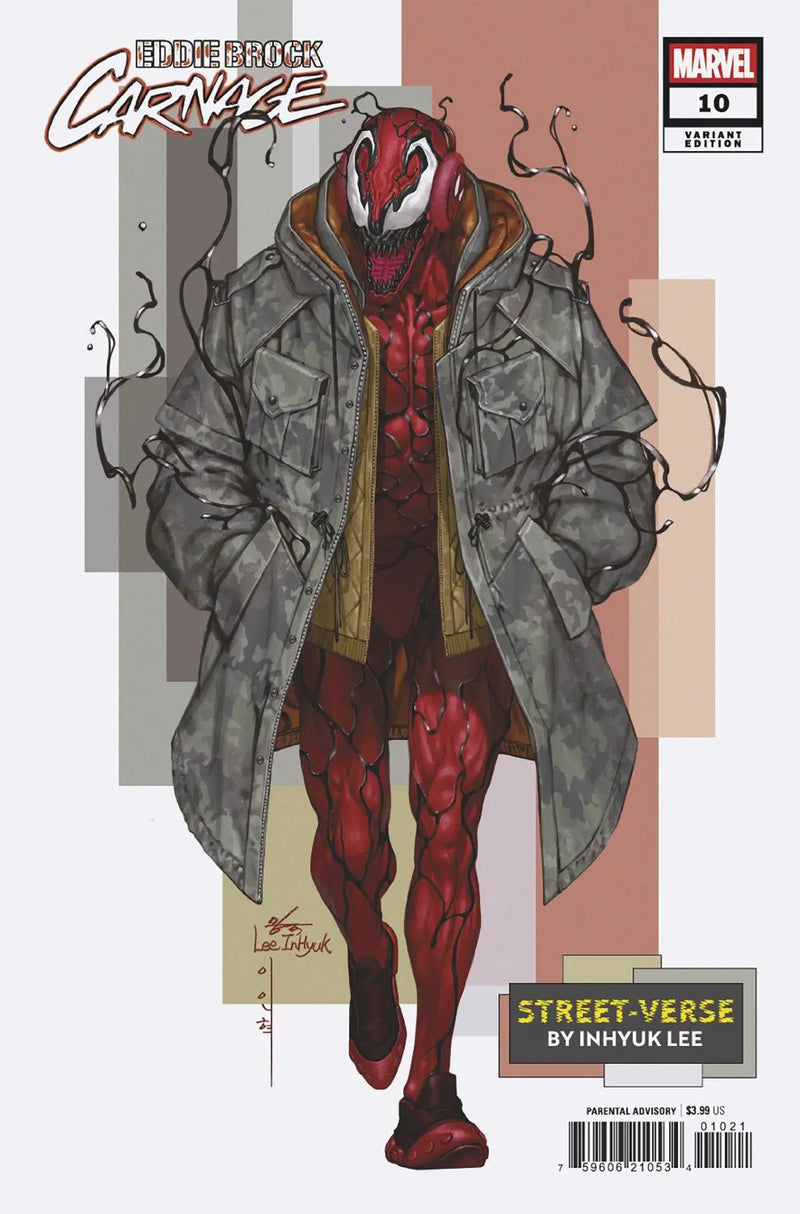 Eddie Brock: Carnage #10 Inhyuk Lee Street Verse Variant Marvel Comics